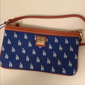 LA Dodger Dooney & Bourke Wristlet Bag